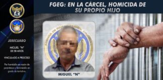 MIGUEL MATÓ A SU HIJO A MACHETAZOS Y LESIONÓ A SU NUERA EN GUANAJUATO