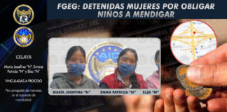 DETIENEN A MUJER QUE USABAN A SUS HIJOS PARA PEDIR DINERO