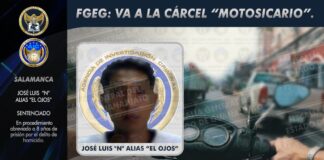 SENTENCIAN A “EL OJOS” POR MATAR A UNA MUJER EN SALAMANCA