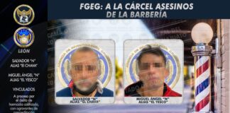 DETIENEN A DOS POR ASESINATO DE “EL CHUYOTE” EN BARBERÍA DE LEÓN
