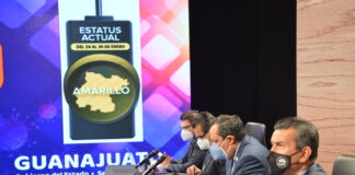 GUANAJUATO RETROCEDE A SEMÁFORO AMARILLO
