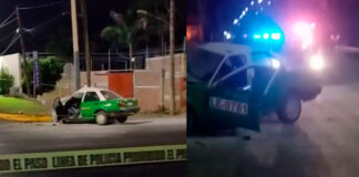 TAXISTA SALE DEL HOSPITAL, CHOCA Y MUERE EN EL BULEVAR AEROPUERTO