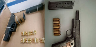 ASEGURAN CUATRO ARMAS Y DETIENEN A TRES PERSONAS EN LEÓN