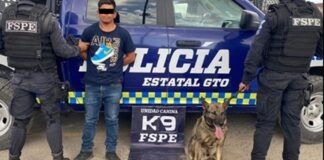 UNIDAD CANINA DETIENE A HOMBRE CON DROGA EN CAÑADA DEL REAL