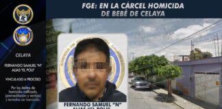 DETIENEN A “EL POLI” POR MATAR A HOMBRE Y A BEBÉ EN CELAYA