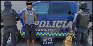 FSPE Y FIRULAIS DETIENEN A HOMBRE CON DROGA EN BARRANCA DE VENADEROS