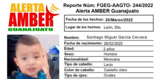 BUSCAN AL PEQUEÑO SANTI, DESAPARECIÓ EN LEÓN