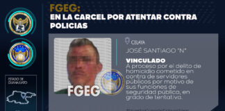 GOLPEAN A POLICÍA CON PIEDRA Y LE QUITAN SUS ARMAS