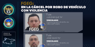 A LA CÁRCEL DOS HOMBRES POR ROBAR CAMIONETA CON VIOLENCIA EN LEÓN