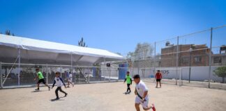 PEDREGAL DE ECHEVESTE CUENTA CON UN NUEVO ESPACIO MULTIDEPORTIVO