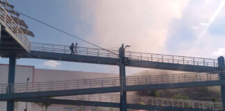 EVACUAN ALTACIA POR INCENDIO EN UN RESTAURANTE