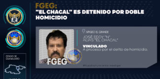 CAE EL CHACAL POR DOBLE HOMICIDIO