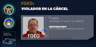 “EL BABAS” ES SENTENCIADO POR ABUSAR DE MENOR; LA HIZO CREER QUE ERA SU NOVIA