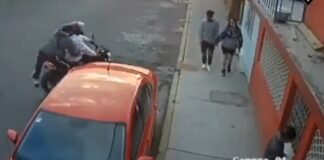 (VIDEO) “AMIGA, DATE CUENTA”; ABANDONA A SU NOVIA EN PLENO ASALTO EN ECATEPEC