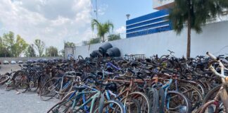 EN SAN PANCHO, SI NO RECLAMAN BICICLETAS EN PENSIÓN, SERÁN CHATARRA