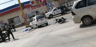 OOOTRO MOTOCICLISTA CAÍDO; AHORA EN DELTA