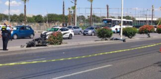 MUERE MOTOCICLISTA EN EL LIBRAMIENTO