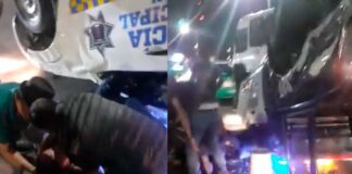 VUELCAN POLICÍAS EN EL LIBRAMIENTO