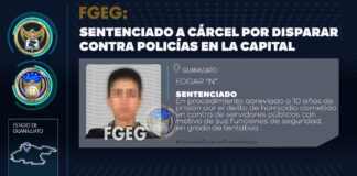 CÁRCEL A JOVEN POR DISPARAR CONTRA POLICÍAS
