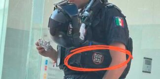 SANCIONARÁN A POLICÍA DE LEÓN POR USAR SIMBOLO NAZI