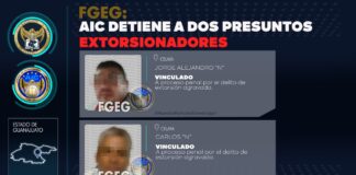 DETIENEN A DOS EXTORSIONADORES CUANDO COBRABAN “CUOTA”
