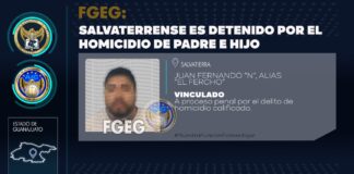 DETIENEN A HOMBRE QUE MATÓ A PADRE E HIJO