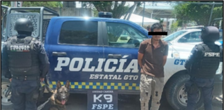 CON AYUDA DE FIRULAIS, DETIENEN A HOMBRE CON DROGA EN LEÓN