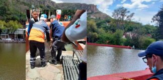 RESCATAN CUERPO DE HOMBRE QUE SE AHOGÓ EN LA PRESA DE LA OLLA