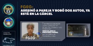 ASESINÓ A PAREJA Y SE ROBÓ DOS AUTOS