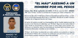 SICARIO MATA A UN HOMBRE POR MIL PESOS EN CELAYA