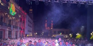 AMENIZA LA SONORA SANTANERA LOS FESTEJOS PATRIOS EN LEÓN