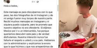 SE DISCULPAN ESTUDIANTES FRANCESES DE LA SALLE