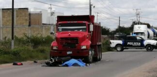 MOTOCICLISTA CHOCA CONTRA TOLVA Y MUERE EN LEÓN