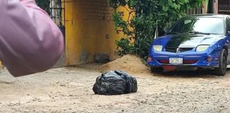 ABANDONAN CUERPO EMBOLSADO EN LA COLONIA JESÚS DE NAZARET