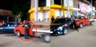 (VIDEO) CAUSA ACCIDENTE Y HUYE A PIE TRANQUILAMENTE