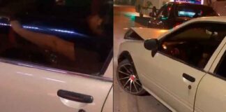 (VIDEO) CHOCA Y HUYE CON SU AUTO DAÑADO EN LEÓN