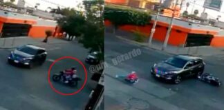 (VIDEO) HUYE TRAS PROVOCAR FUERTE ACCIDENTE EN LA ARBIDE