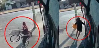 “¡HEY CABRÓN, DÁMELA!”; MUJER PERSIGUE A LADRÓN Y RECUPERA SU BICICLETA