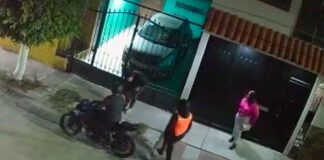 (VIDEO) CAPTAN ASALTO DE MOTORRATONES EN LEÓN