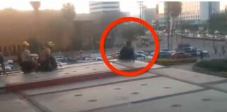 (VIDEO) ASÍ RESCATARON A HOMBRE EN PLAZA STADIUM