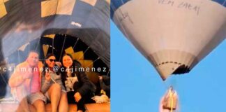 MUEREN DOS PADRES TRAS INCENDIARSE GLOBO AEROSTÁTICO; SE SALVA SU HIJA