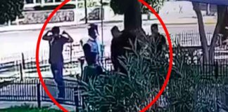 (VIDEO) CUATRO HOMBRES ASALTANDO EN EL PARQUE HIDALGO