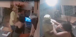 (VIDEO) CAPTAN VIOLENTO ASALTO EN CAFETERÍA DE SAN ISIDRO