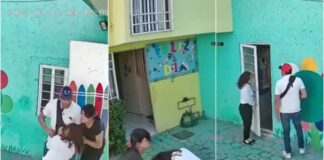 PADRES GOLPEAN Y AMENAZAN CON PISTOLA A MAESTRA
