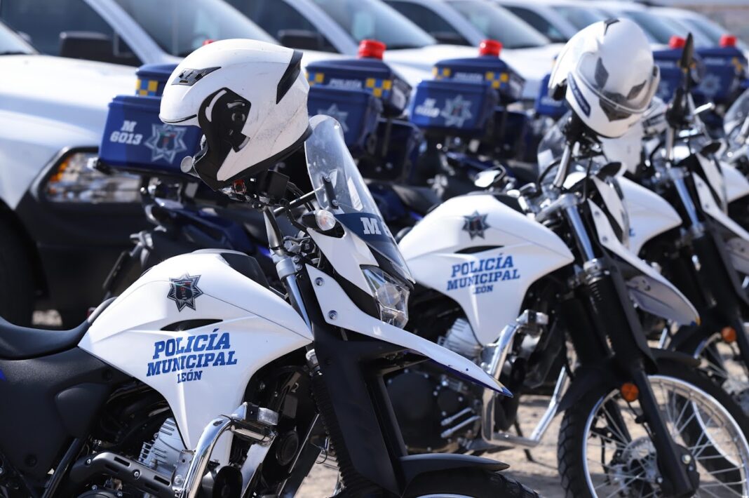 motocicletas policia leon