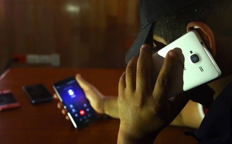 Llamada de extorsión desde el celular