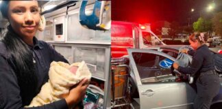 AYUDAN POLICÍAS A NACIMIENTO DE BEBÉ EN LAS MARGARITAS