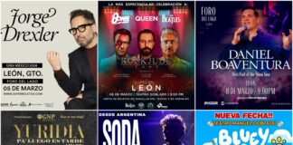 MARZO BRILLARÁ CON ESPECTÁCULOS EN LEÓN