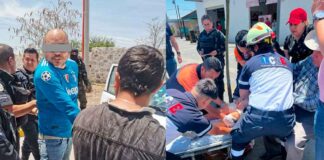 BALEAN A MUJER Y LE ROBAN 200 MIL PESOS; SON DETENIDOS