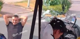 (VIDEO) LOCO ATACA CAMIÓN CON PIEDRAS TRAS PELEA VIAL EN HÉROES DE LEÓN